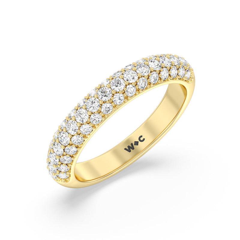 Pave Dome Anniversary Band