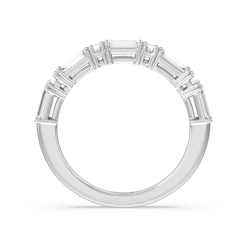 Geometric Sequence Diamond Anniversary Band
