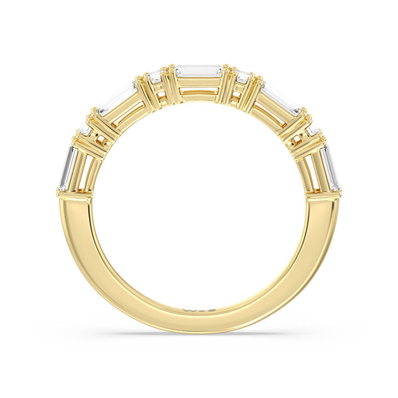 Geometric Sequence Diamond Anniversary Band
