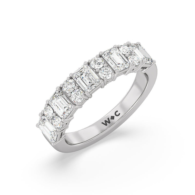 Emerald Station Anniversary Ring