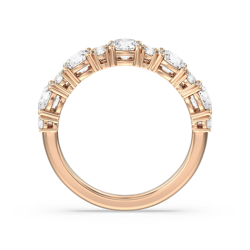 Classic Round Station Anniversary Ring (F+ SI+)