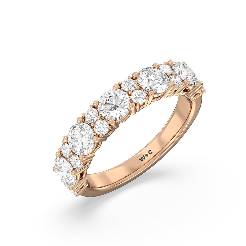 Classic Round Station Anniversary Ring (F+ SI+)