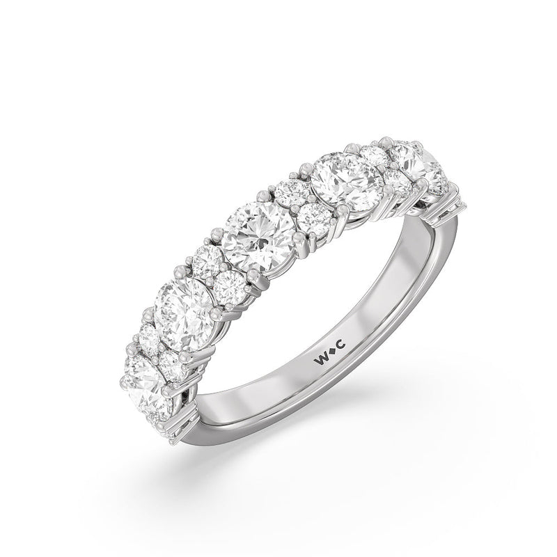 Classic Round Station Anniversary Ring (F+ SI+)