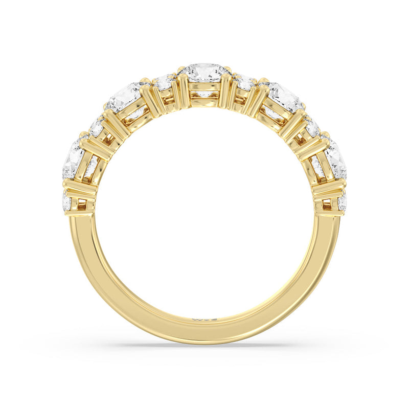 Classic Round Station Anniversary Ring (F+ SI+)