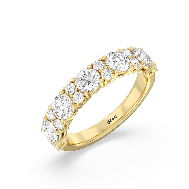 Classic Round Station Anniversary Ring (F+ SI+)