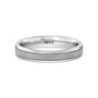 Men's Grooved Satin Finish Band