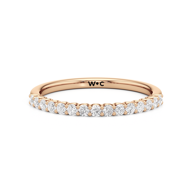 The Lucille Diamond Wedding Band