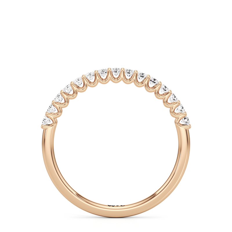 The Lucille Diamond Wedding Band