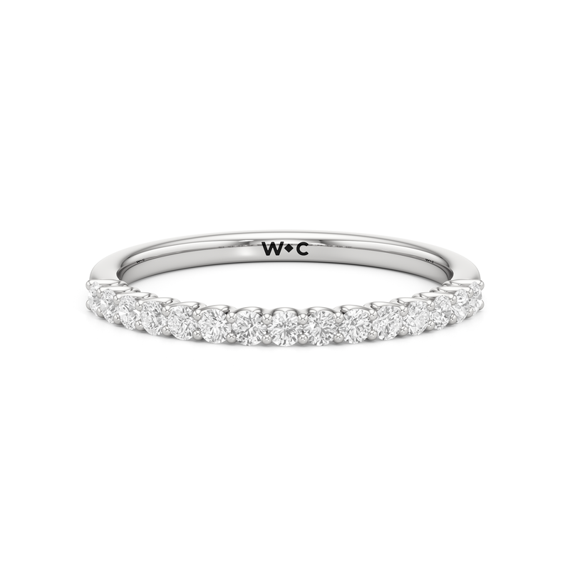 The Lucille Diamond Wedding Band