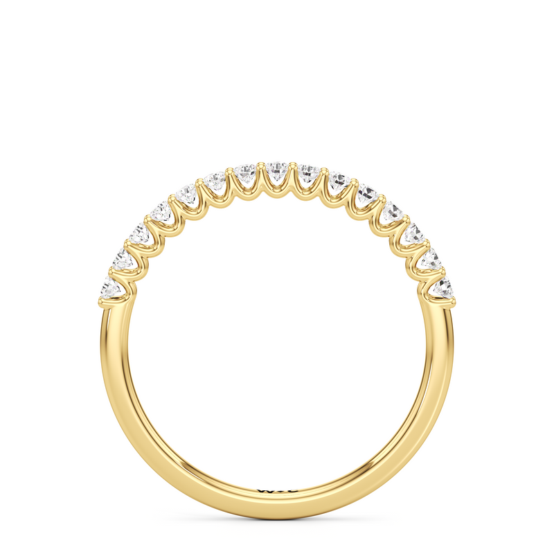 The Lucille Diamond Wedding Band