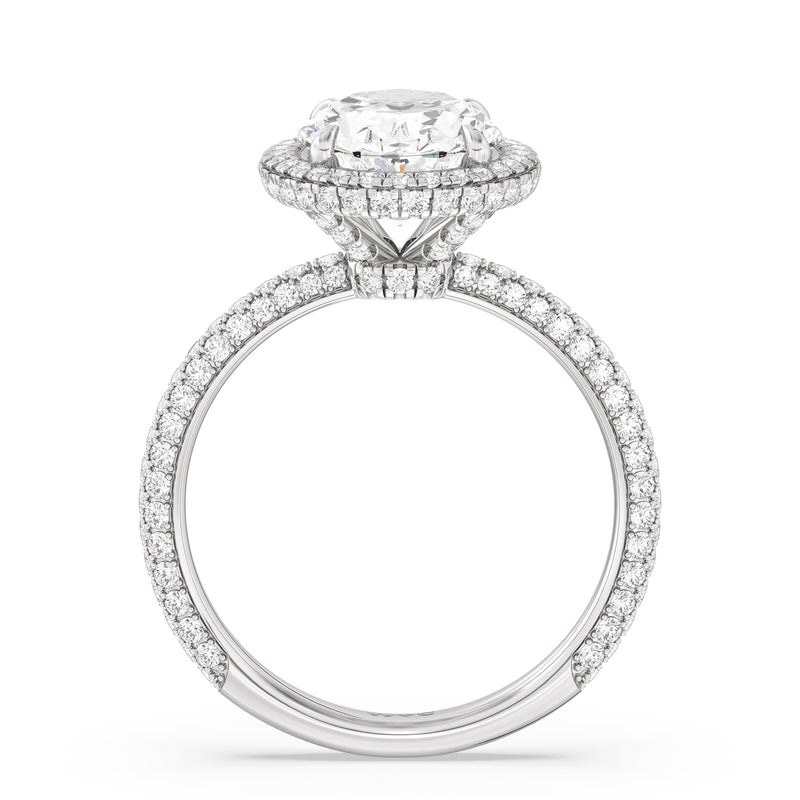 The Windsor Halo Ring