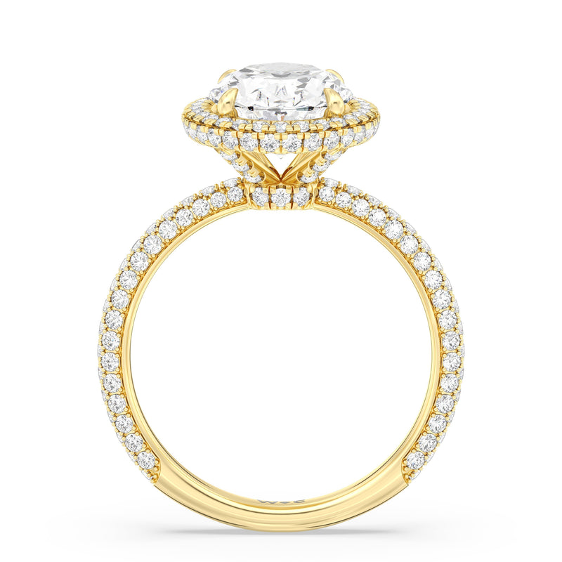 The Windsor Halo Ring