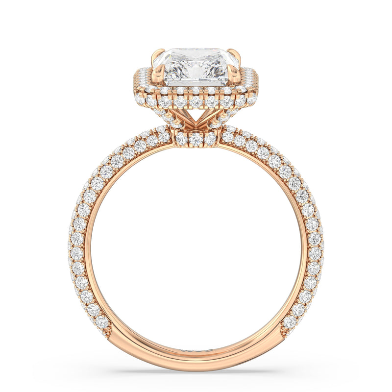 The Windsor Halo Ring