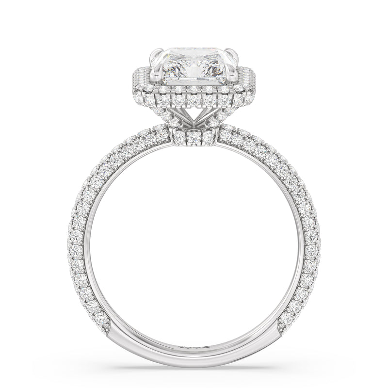 The Windsor Halo Ring