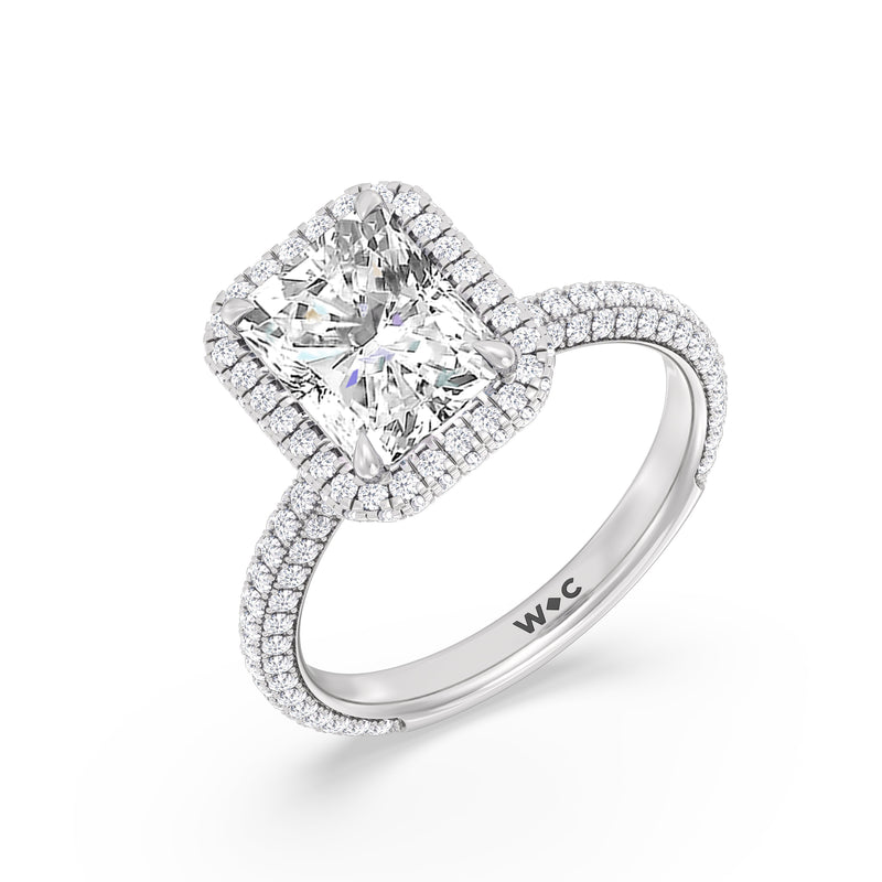 The Windsor Halo Ring