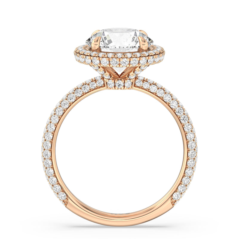 The Windsor Halo Ring