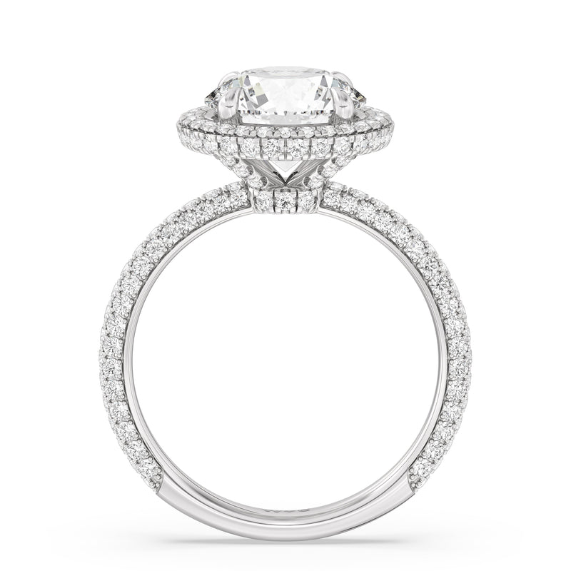 The Windsor Halo Ring