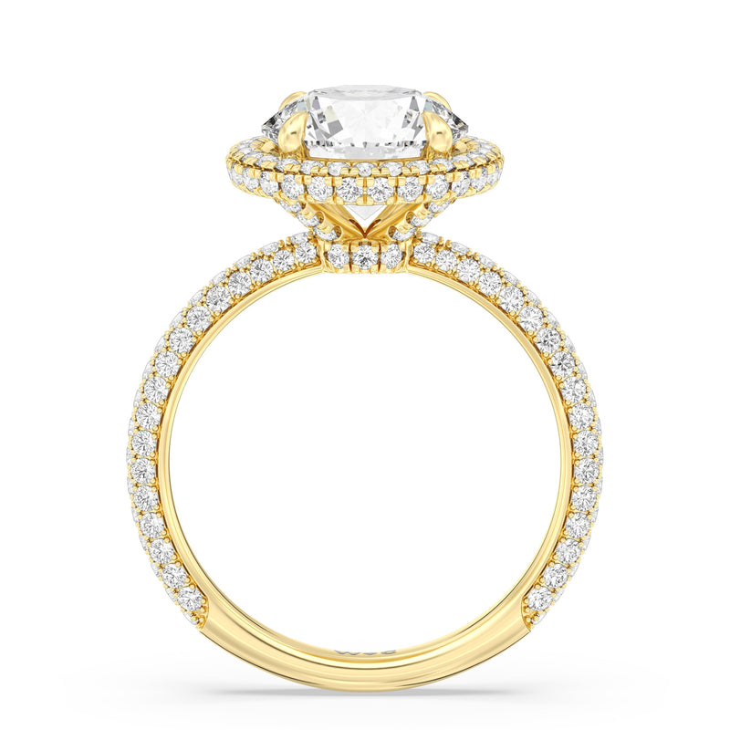 The Windsor Halo Ring