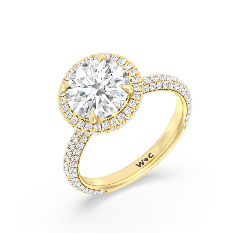 The Windsor Halo Ring