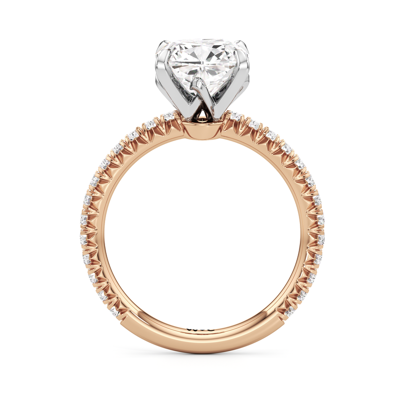 The W Pavé Engagement Ring