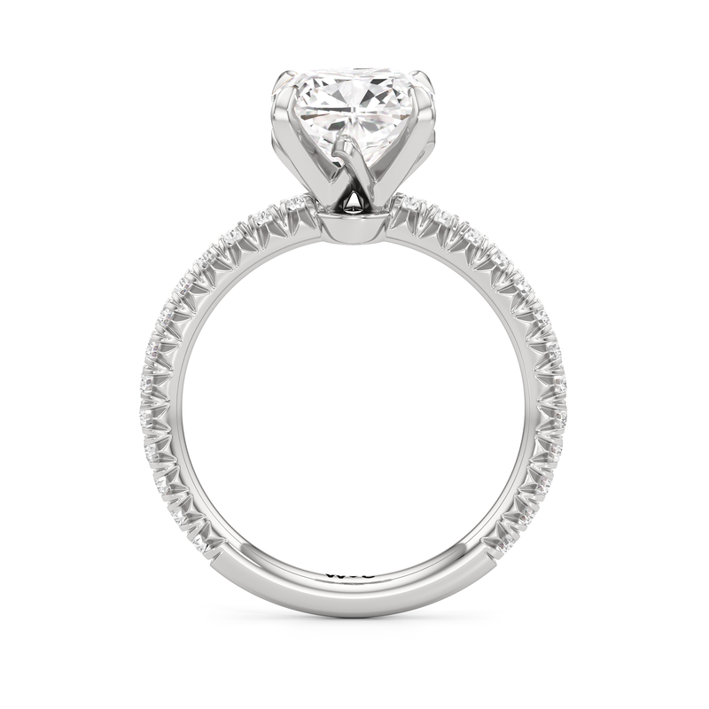 The W Pavé Engagement Ring