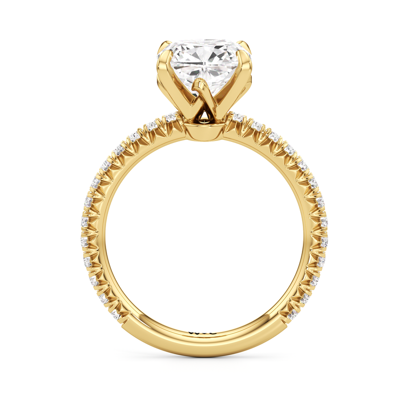 The W Pavé Engagement Ring