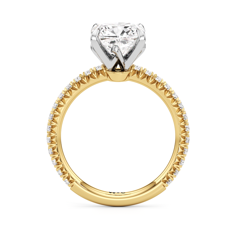 The W Pavé Engagement Ring