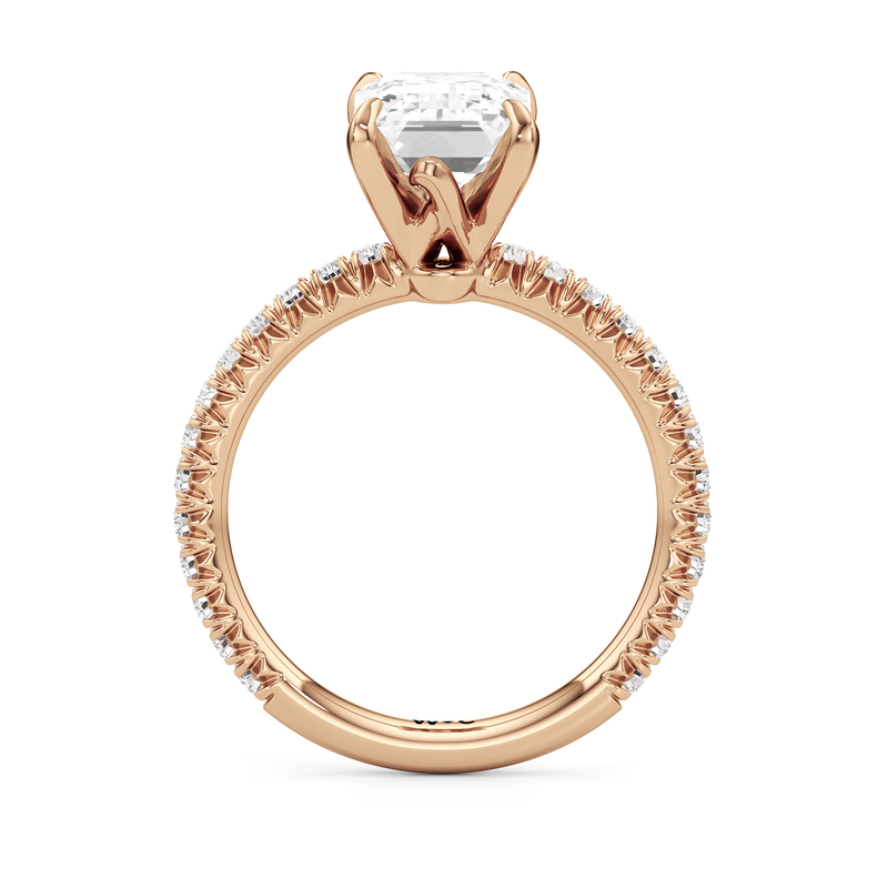 The W Pavé Engagement Ring
