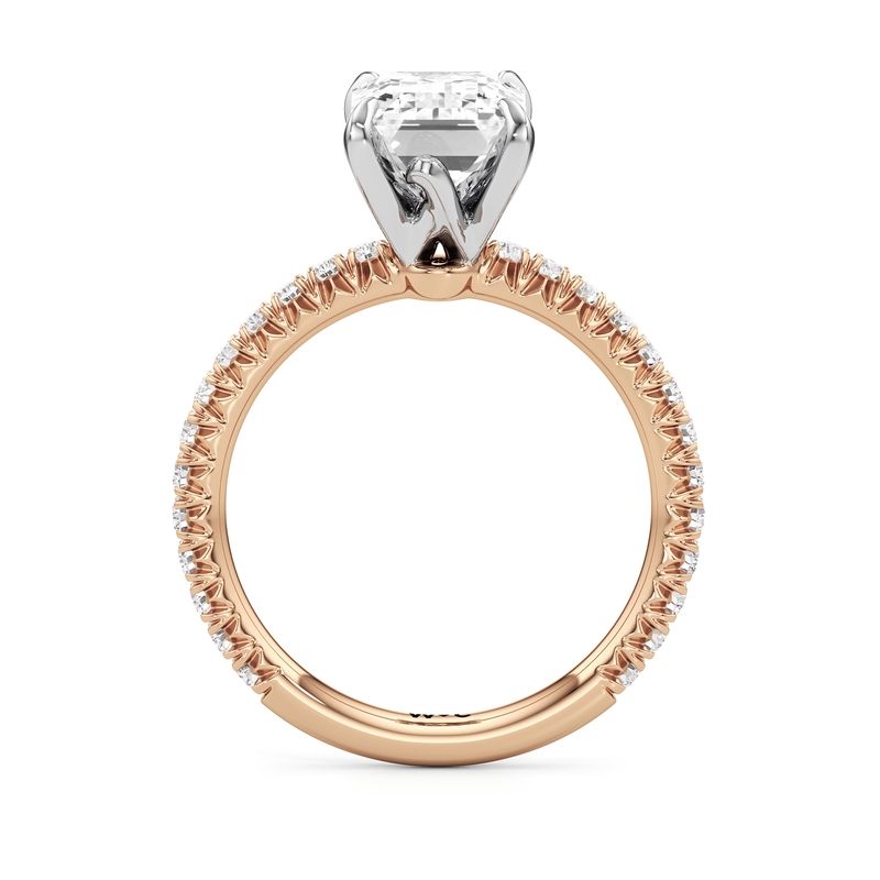 The W Pavé Engagement Ring