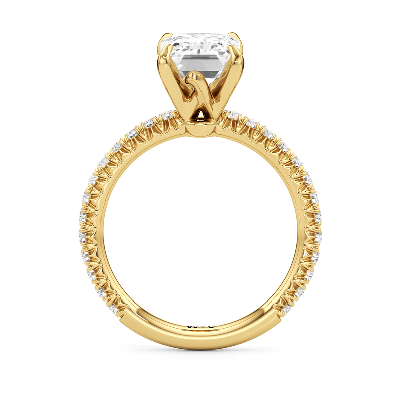 The W Pavé Engagement Ring
