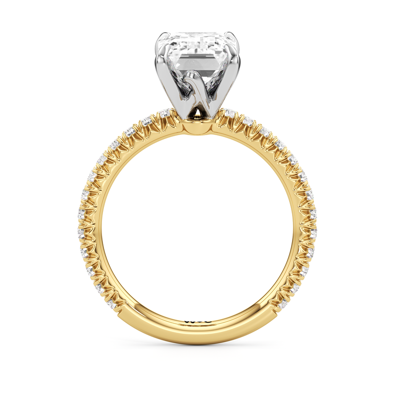 The W Pavé Engagement Ring