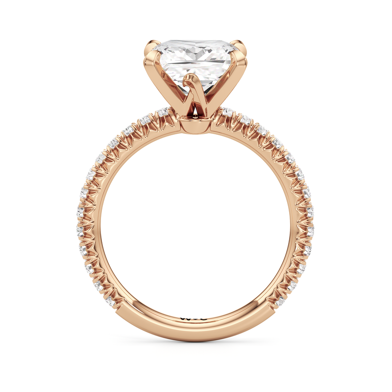 The W Pavé Engagement Ring