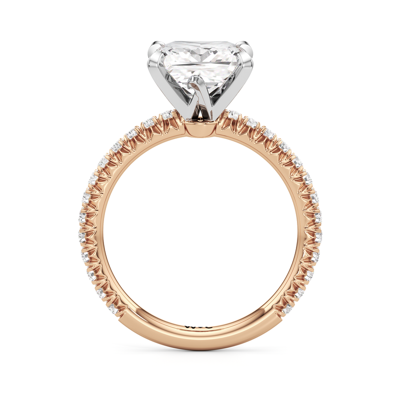 The W Pavé Engagement Ring