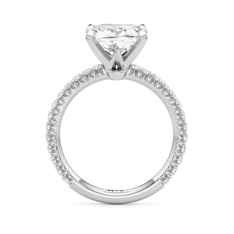 The W Pavé Engagement Ring