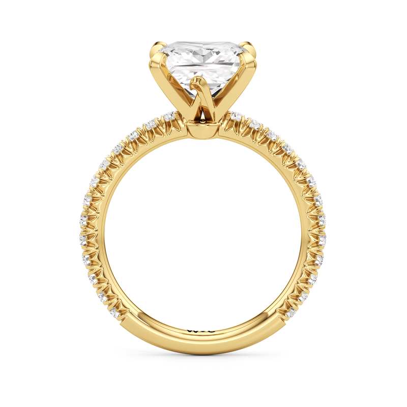 The W Pavé Engagement Ring