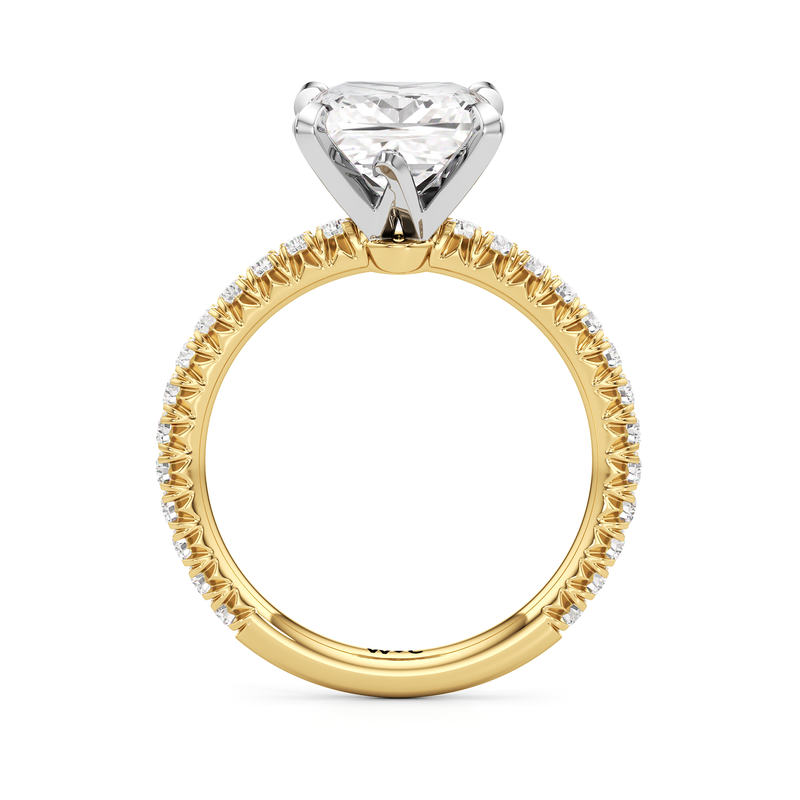 The W Pavé Engagement Ring