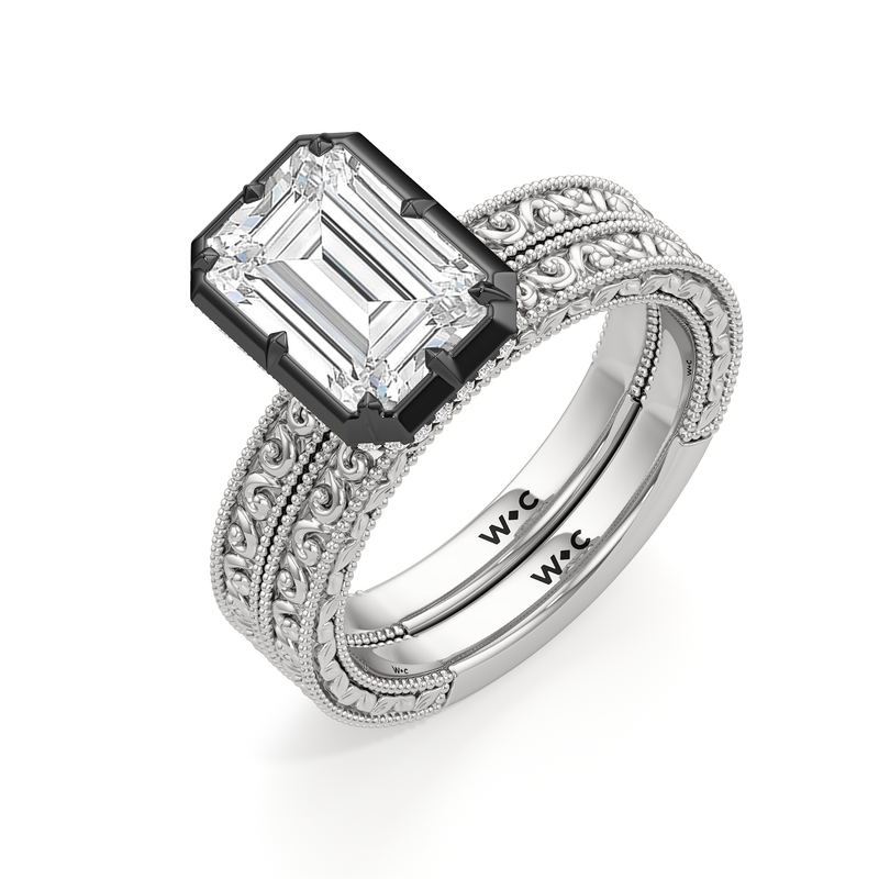 The Seraphine Bezel Wedding Band