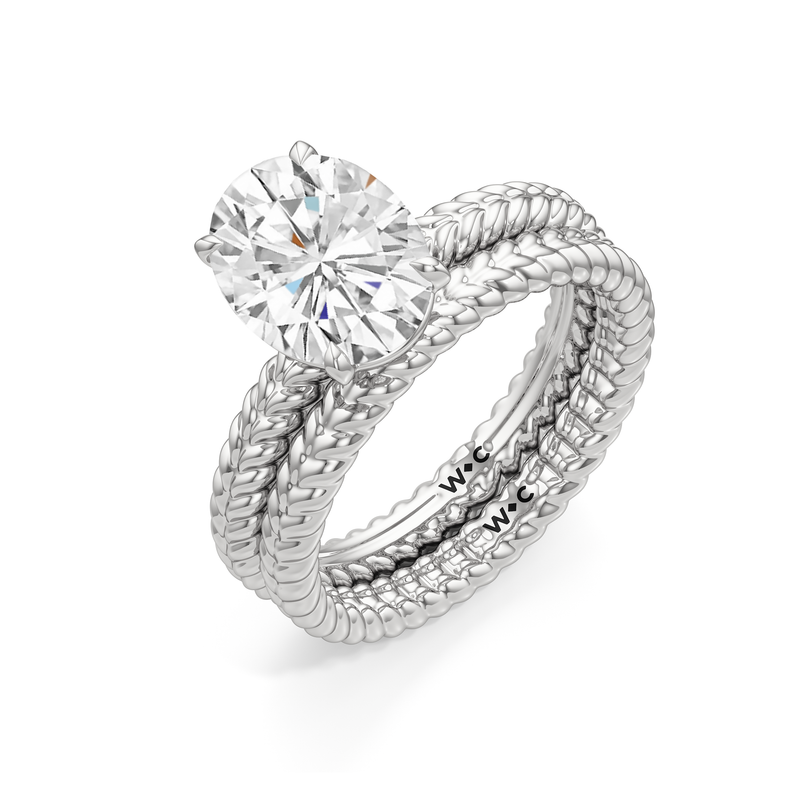 Faye Braided Engagement Ring