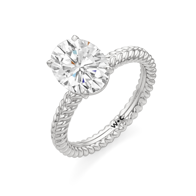 Faye Braided Engagement Ring