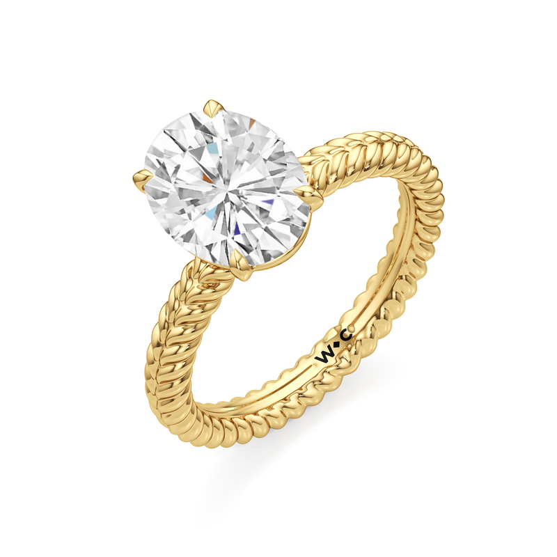 Faye Braided Engagement Ring