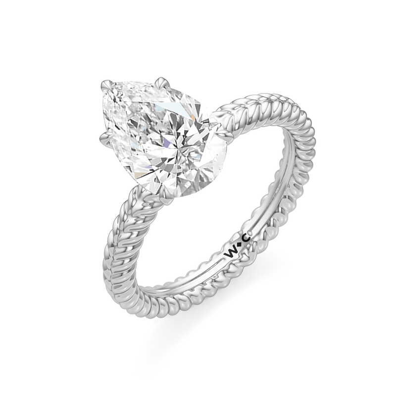 Faye Braided Engagement Ring