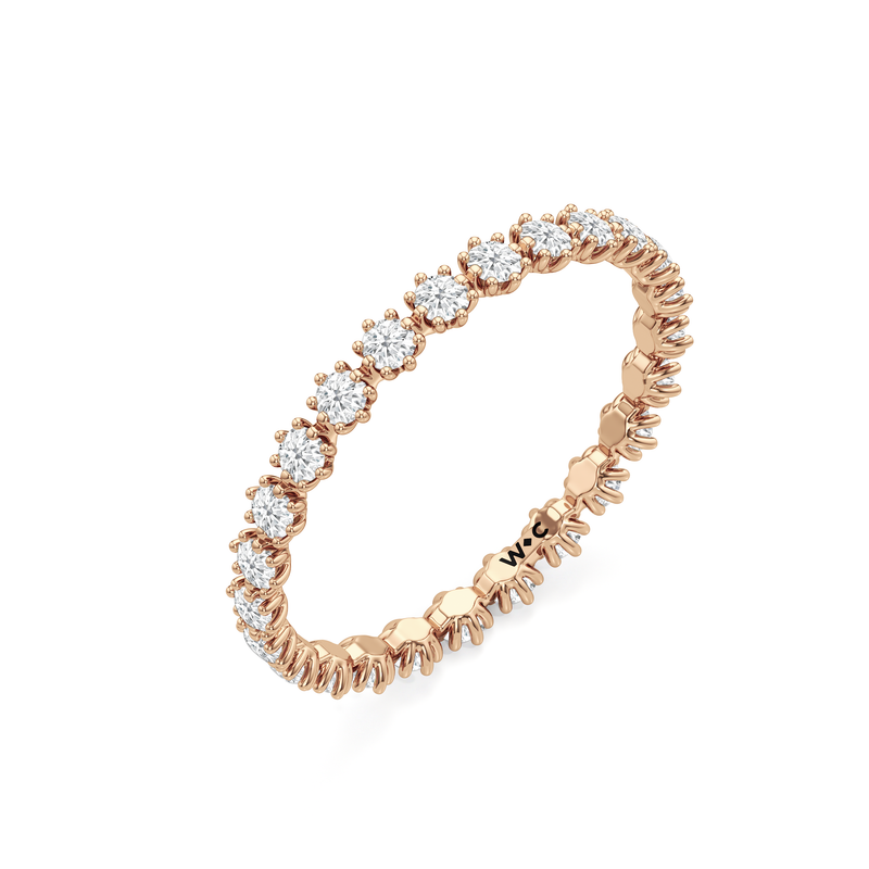 Vera Wide Diamond Wedding Band