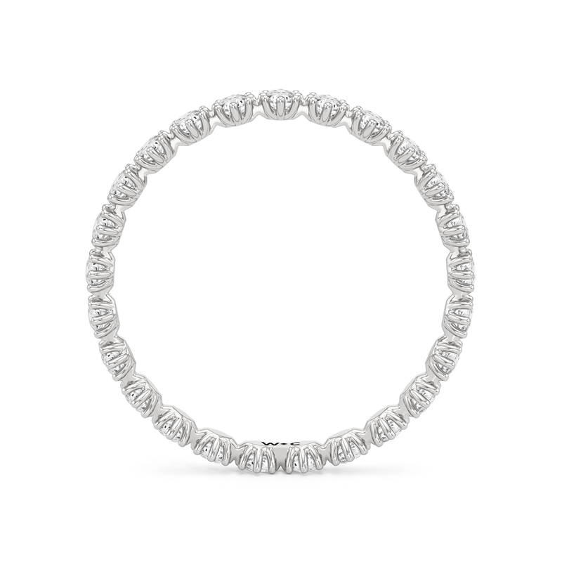 Vera Wide Diamond Wedding Band