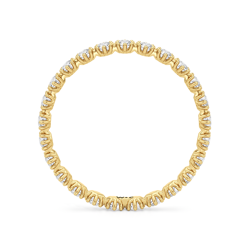 Vera Wide Diamond Wedding Band
