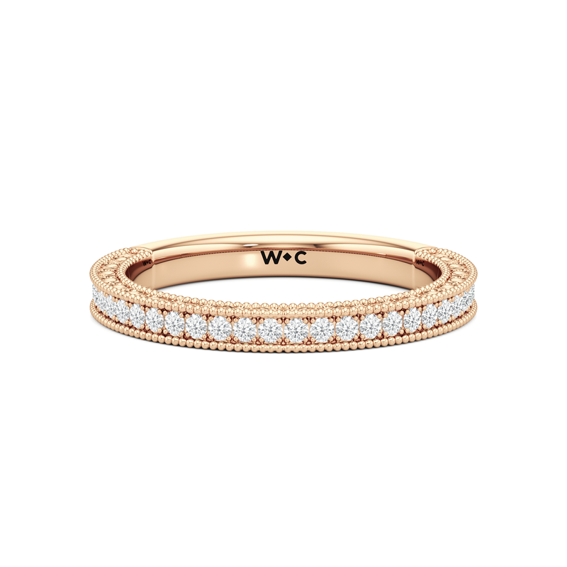 The Seraphine Pavé Wedding Band