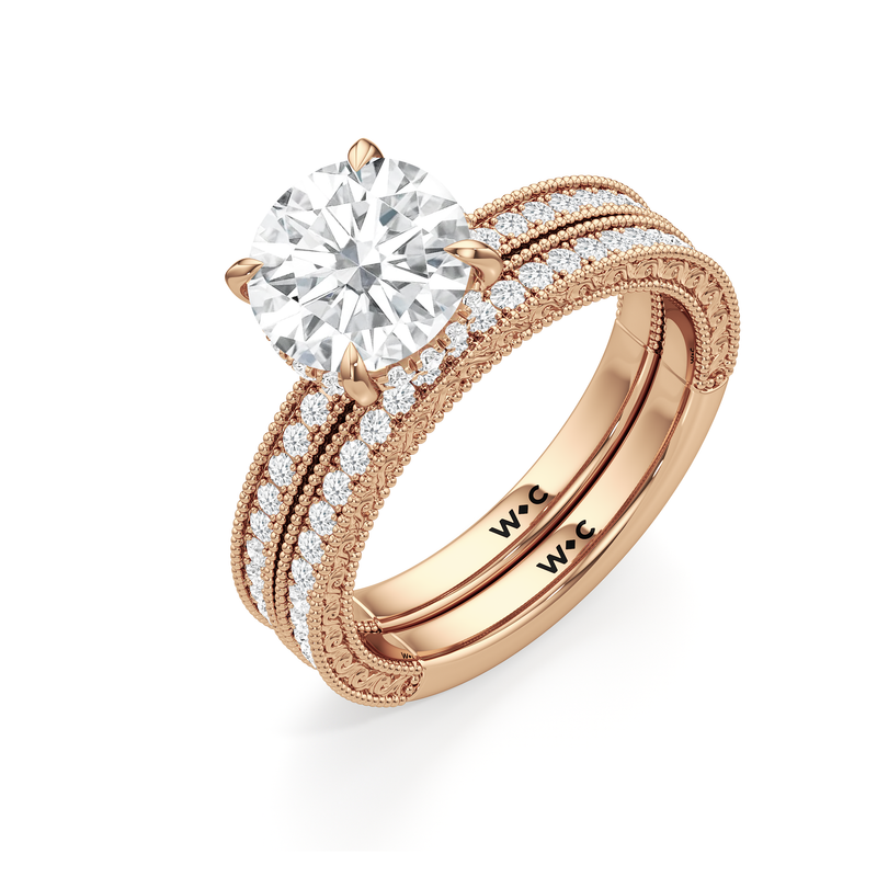The Seraphine Pavé Wedding Band