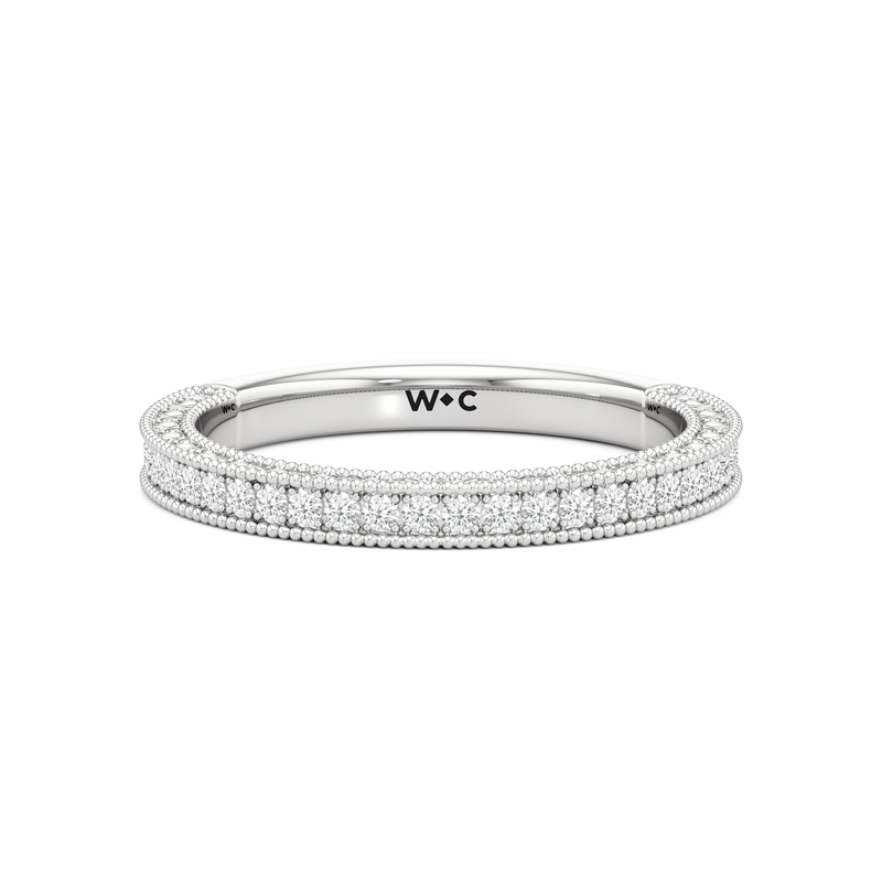The Seraphine Pavé Wedding Band