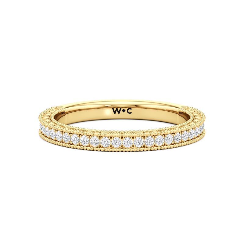 The Seraphine Pavé Wedding Band