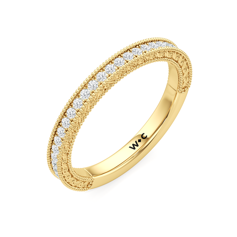 The Seraphine Pavé Wedding Band