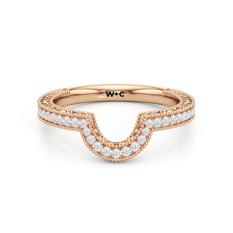 The Seraphine Low-Profile Wedding Band